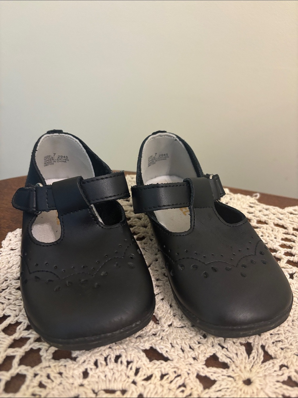 Angel Black Mary Jane Kids Shoes
